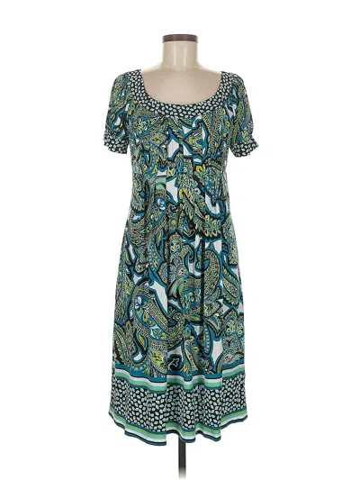 Pre-owned Dressbarn Casual Dress In Blue