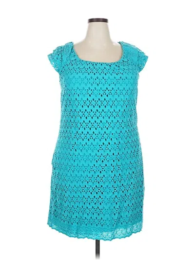 Pre-owned Dressbarn Casual Dress In Blue