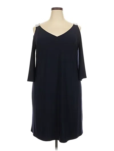 Pre-owned Dressbarn Casual Dress In Blue