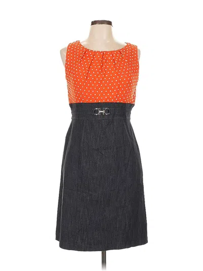 Pre-owned Dressbarn Casual Dress In Gray