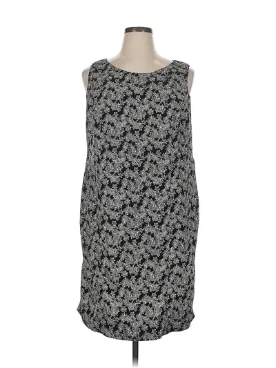 Pre-owned Dressbarn Casual Dress In Gray