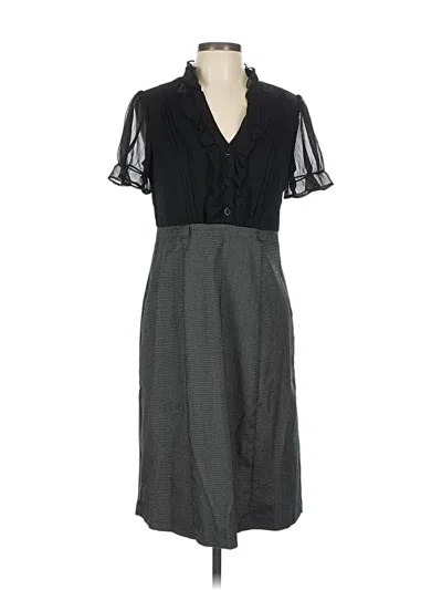 Pre-owned Dressbarn Casual Dress In Gray