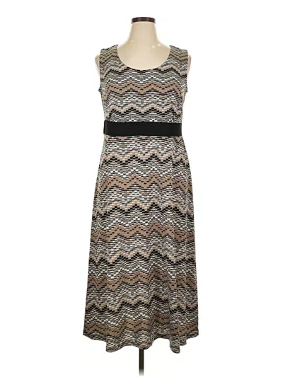 Pre-owned Dressbarn Casual Dress In Gray