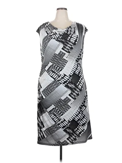Pre-owned Dressbarn Casual Dress In Gray
