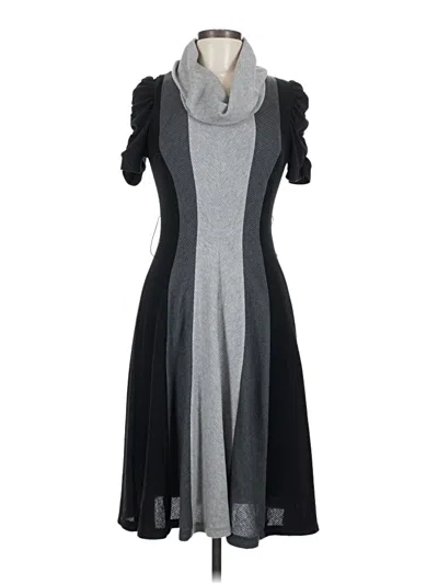 Pre-owned Dressbarn Casual Dress In Gray