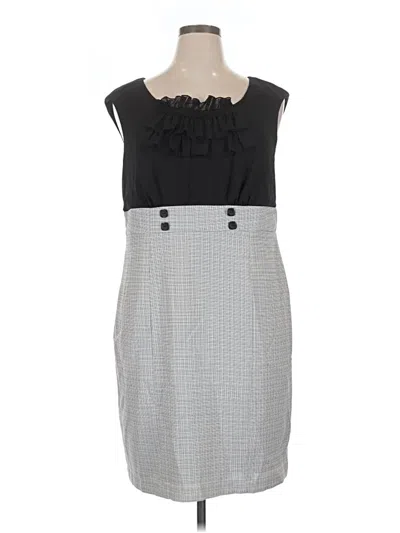 Pre-owned Dressbarn Casual Dress In Gray