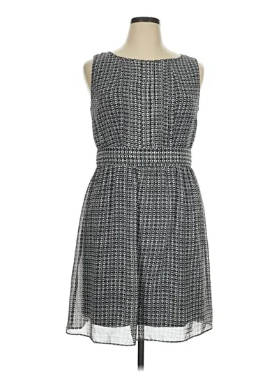 Pre-owned Dressbarn Casual Dress In Gray