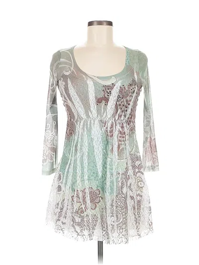 Pre-owned Dressbarn Casual Dress In Green