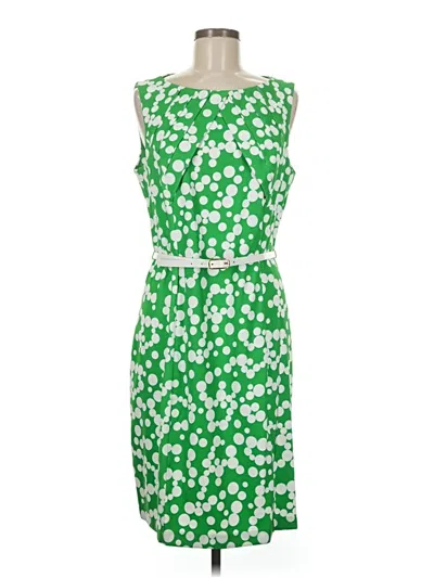 Pre-owned Dressbarn Casual Dress In Green