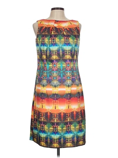 Pre-owned Dressbarn Casual Dress In Orange
