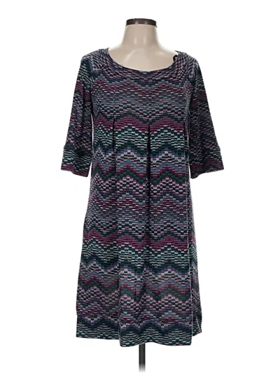 Pre-owned Dressbarn Casual Dress In Purple