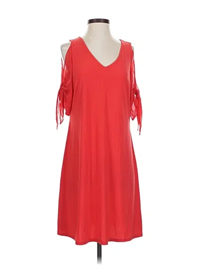 Pre-owned Dressbarn Casual Dress In Red