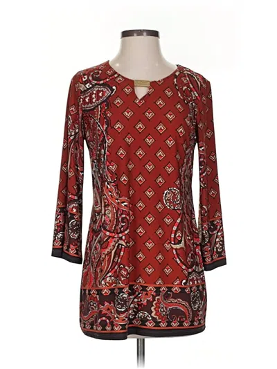 Pre-owned Dressbarn Casual Dress In Red