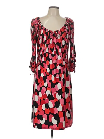 Pre-owned Dressbarn Casual Dress In Red