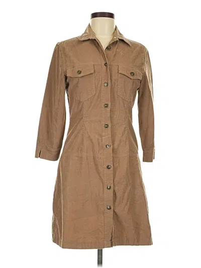 Pre-owned Dressbarn Casual Dress In Tan