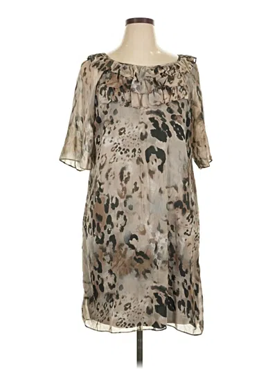 Pre-owned Dressbarn Casual Dress In Tan
