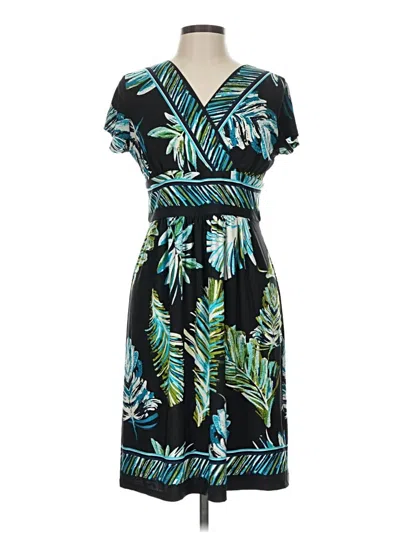 Pre-owned Dressbarn Casual Dress In Teal