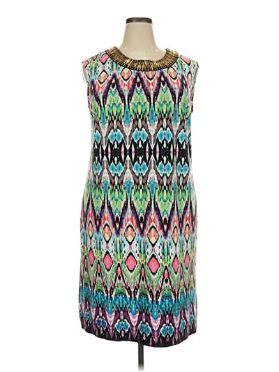 Pre-owned Dressbarn Casual Dress In Teal