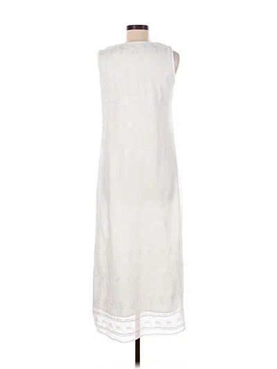 Pre-owned Dressbarn Casual Dress In White