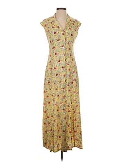 Pre-owned Dressbarn Casual Dress In Yellow