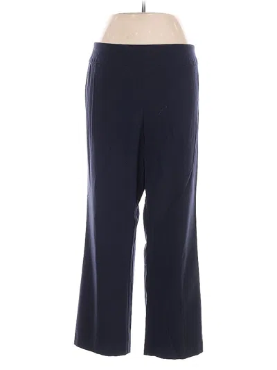 Pre-owned Dressbarn Casual Pants In Blue