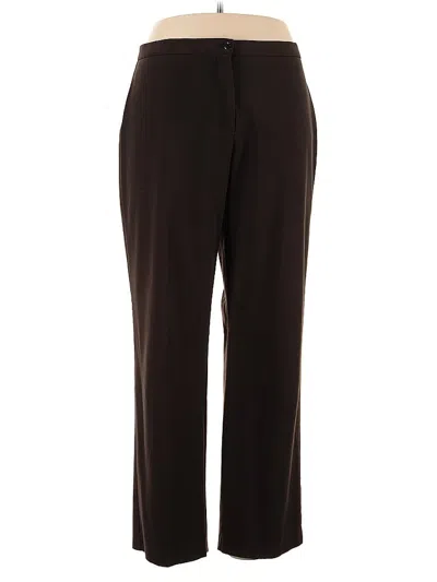 Pre-owned Dressbarn Casual Pants In Brown