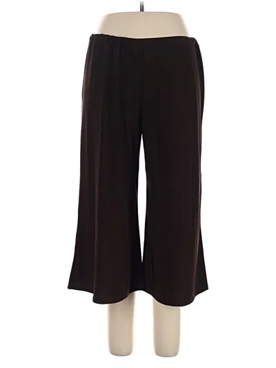 Pre-owned Dressbarn Casual Pants In Brown