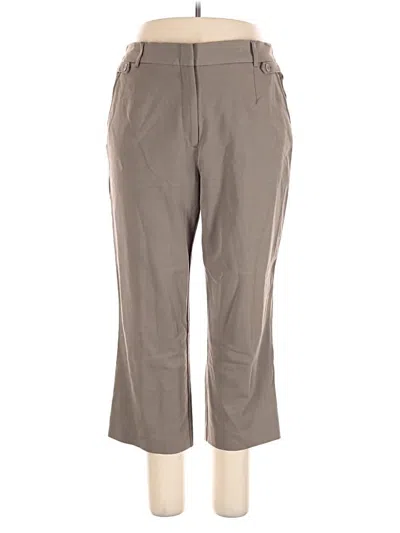 Pre-owned Dressbarn Casual Pants In Gray
