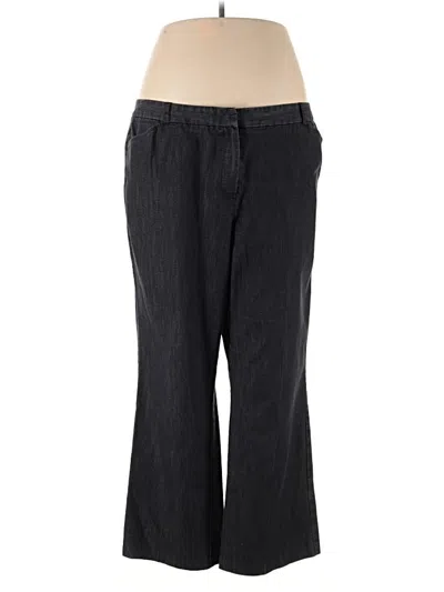 Pre-owned Dressbarn Casual Pants In Gray