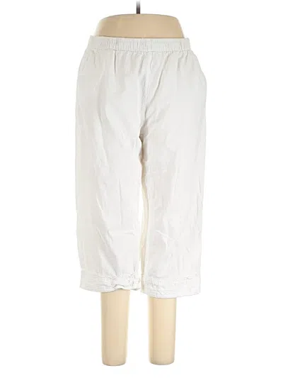 Pre-owned Dressbarn Casual Pants In White