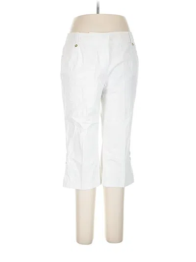 Pre-owned Dressbarn Casual Pants In White