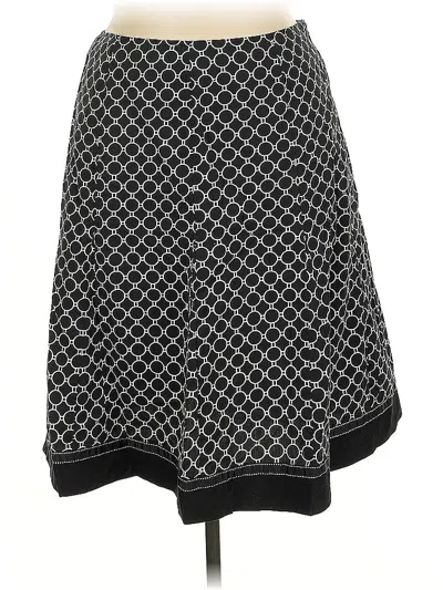 Pre-owned Dressbarn Casual Skirt In Black