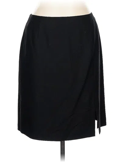 Pre-owned Dressbarn Casual Skirt In Black