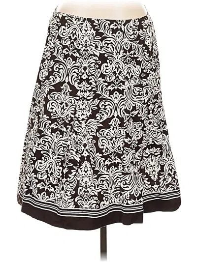 Pre-owned Dressbarn Casual Skirt In Black