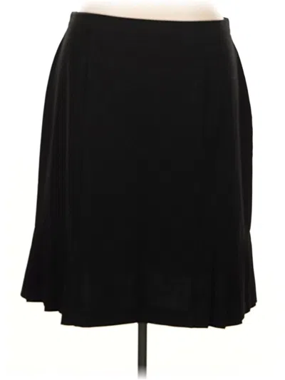 Pre-owned Dressbarn Casual Skirt In Black
