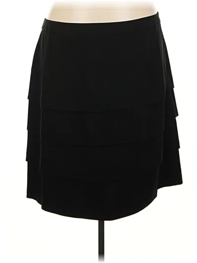 Pre-owned Dressbarn Casual Skirt In Black