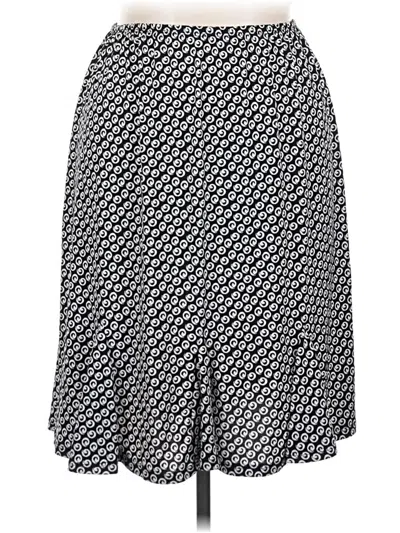 Pre-owned Dressbarn Casual Skirt In Black