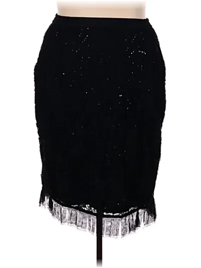 Pre-owned Dressbarn Casual Skirt In Black
