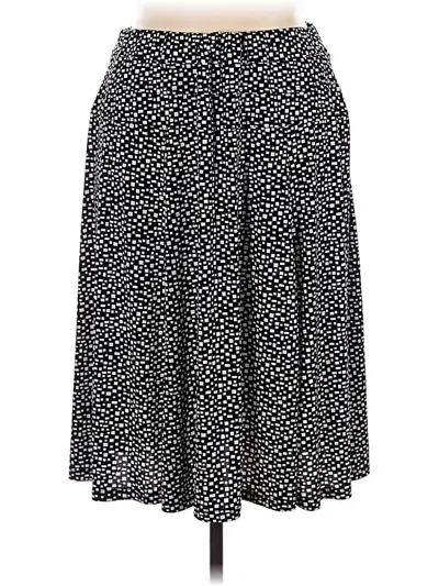 Pre-owned Dressbarn Casual Skirt In Black