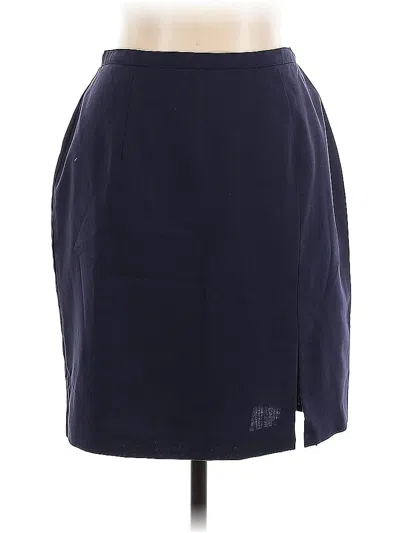 Pre-owned Dressbarn Casual Skirt In Blue