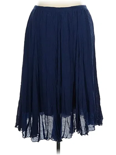 Pre-owned Dressbarn Casual Skirt In Blue