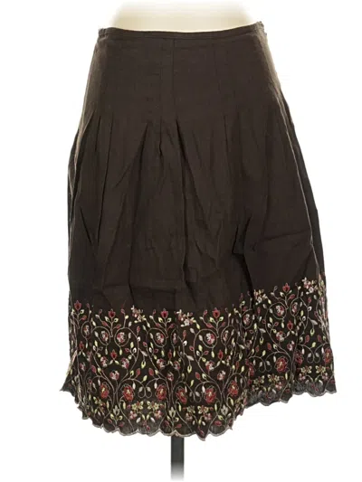 Pre-owned Dressbarn Casual Skirt In Brown