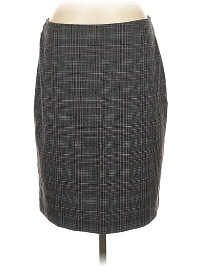 Pre-owned Dressbarn Casual Skirt In Gray