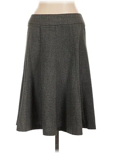 Pre-owned Dressbarn Casual Skirt In Gray