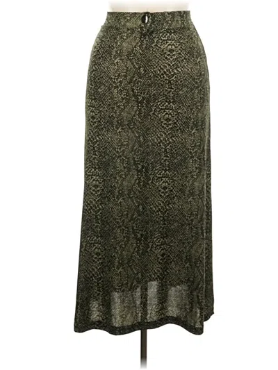 Pre-owned Dressbarn Casual Skirt In Green
