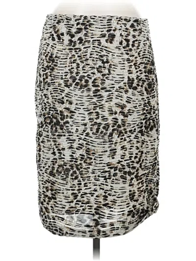 Pre-owned Dressbarn Casual Skirt In Silver