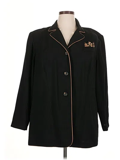 Pre-owned Dressbarn Coat In Black