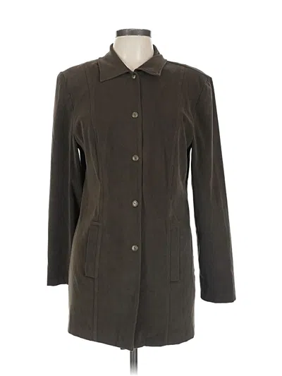 Pre-owned Dressbarn Coat In Brown