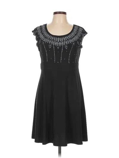 Pre-owned Dressbarn Cocktail Dress In Black