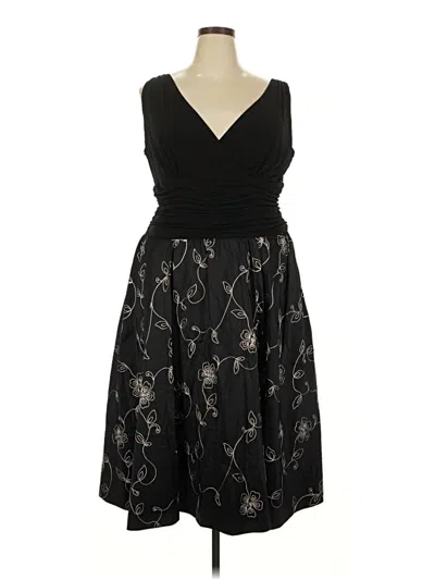 Pre-owned Dressbarn Cocktail Dress In Black